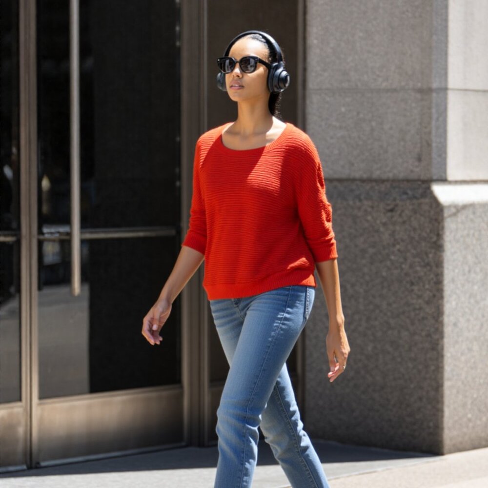 STYLE BUNDLE: PAIGE Verdugo Jeans + EXPRESS Orange Top, Size 25/XS (BB1319B)